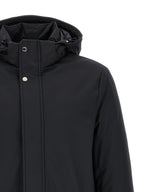 MooRER Blue Wool Parka