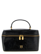 PINKO Black Calfskin Handbag