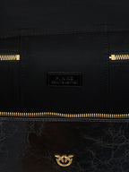 PINKO Black Calfskin Handbag