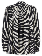 Dolce & Gabbana Bicolor Silk Blouse