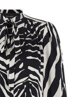 Dolce & Gabbana Bicolor Silk Blouse