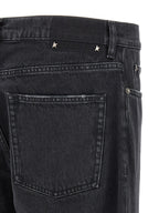 Golden Goose Black Cotton Straight-Leg Jeans