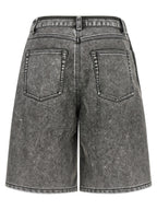 Diesel Gray Polyethylene Bermuda Shorts