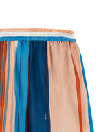 Fendi Multicolor Silk Bermuda Shorts