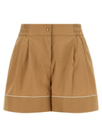 Moncler Beige Nylon Bermuda Shorts