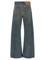MM6 Maison Margiela Blue Cotton Jeans Denim
