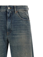 MM6 Maison Margiela Blue Cotton Jeans Denim