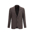 Lardini Brown Wool Oves Aries Blazer