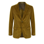 Peserico Green Cotton Men Jacket