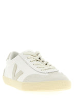 Veja Beige Genuine Leather Low Top Sneakers