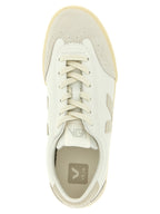 Veja Beige Genuine Leather Low Top Sneakers