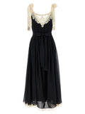 Zimmermann Bicolor Cotton Long Dress