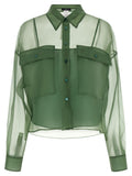 Max Mara Bicolor Cotton Blouse