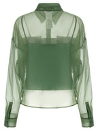 Max Mara Bicolor Cotton Blouse