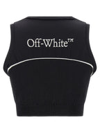 Off-White Black Polyamide Sport Bra