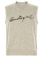 MM6 Maison Margiela Gray Wool Sweatshirt