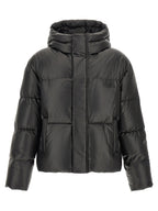 MM6 Maison Margiela Black Polyester Full-Length Jacket