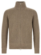MM6 Maison Margiela Beige Wool Full-Length Jacket