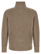 MM6 Maison Margiela Beige Wool Full-Length Jacket