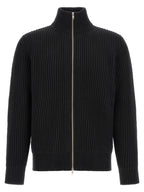 MM6 Maison Margiela Black Wool Full-Length Jacket