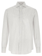 Brunello Cucinelli Blue Cotton Blouse