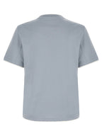 Brunello Cucinelli Blue Cotton T-Shirt