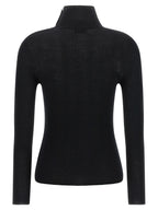 Moncler Black Virgin Wool Cardigan