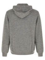 Brunello Cucinelli Gray Cashmere Sweatshirt