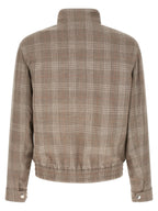Brunello Cucinelli Brown Wool Full-Length Jacket