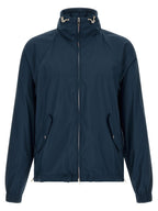 Brunello Cucinelli Blue Polyester Full-Length Jacket