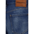 Dsquared² Blue Cotton Bermuda Shorts