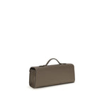 Savette Brown Calf Leather Bos Taurus Shoulder Bag