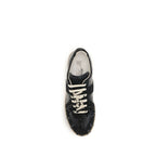 Maison Margiela Black Suede Leather Athletic Sneakers