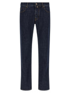 Jacob Cohen Blue Cotton Slim Fit Jeans