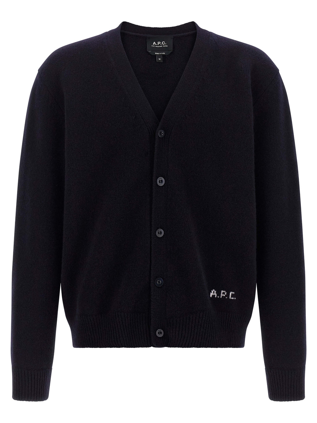 A.P.C. Blue Wool Cardigan