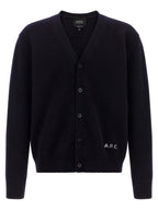 A.P.C. Blue Wool Cardigan
