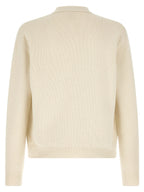 A.P.C. White Wool Cardigan