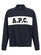 A.P.C. Blue Cotton Polo Shirt