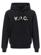 A.P.C. Black Cotton Hoodie