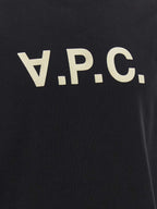 A.P.C. Black Cotton Hoodie