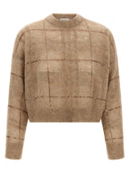 Brunello Cucinelli Beige Wool Cardigan