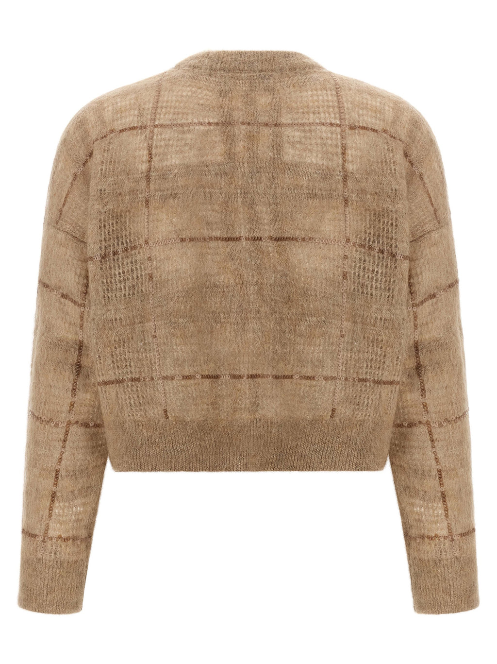 Brunello Cucinelli Beige Wool Cardigan