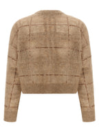 Brunello Cucinelli Beige Wool Cardigan
