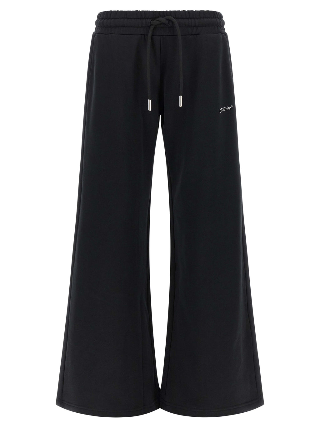 Off-White Black Cotton Joggers (Workout Pants)