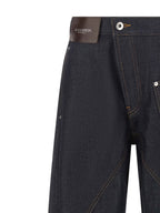 J.W.Anderson Blue Cotton Straight-Leg Jeans