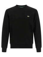 Lacoste Black Cotton Sweatshirt