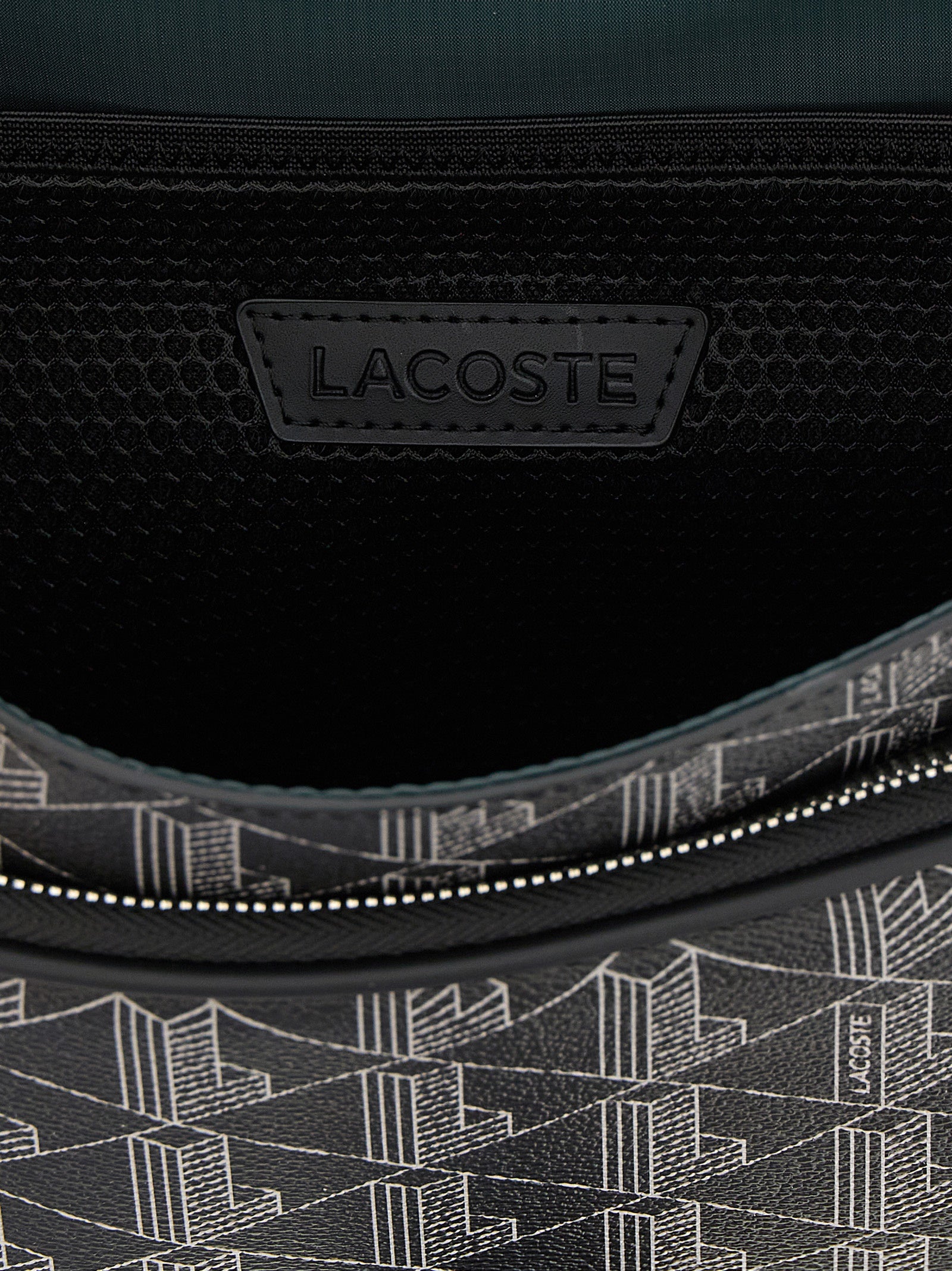 Lacoste Black Pvc Crossbody Bag