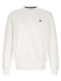 Lacoste White Cotton Sweatshirt