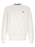 Lacoste White Cotton Sweatshirt