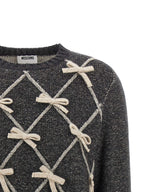 Moschino Gray Wool Cardigan